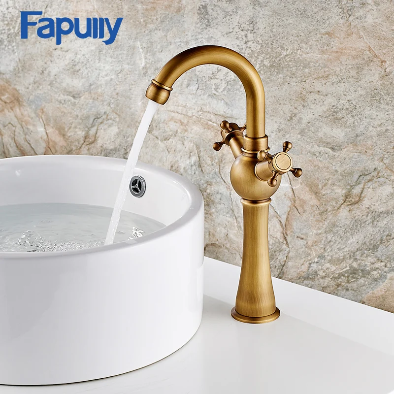 Fapully Antique Bathroom Faucet Mixer Tap Dual Handle Deck Mounted Sink Basin Mixer Tap
Fapully Antique Bathroom Faucet Mixer Tap Dual Handle Deck Mounted Sink Basin Mixer Tap
