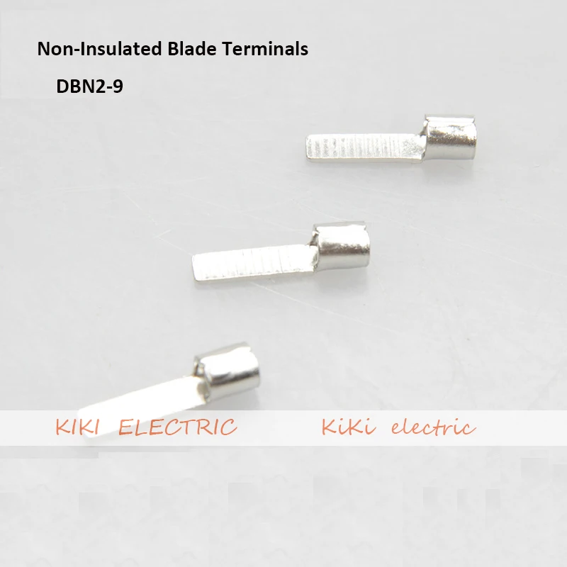 DBN2-9 Non- Insulated Blade Terminal / cold terminal for 1.5-2.5mm2 cable 1000pcs/bag Electric Wire Connectors Ends
DBN2-9 Non- Insulated Blade Terminal / cold terminal for 1.5-2.5mm2 cable 1000pcs/bag Electric Wire Connectors Ends