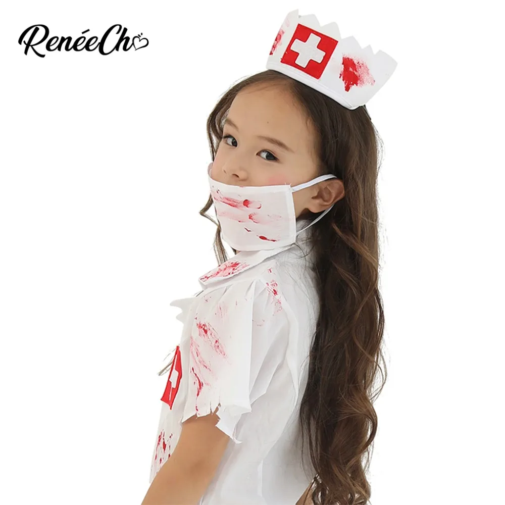 2018 Halloween Costume For Kids Child Scary Cosplay Girls Bloody Nurse Costume Zombie Costume Children Dress Headpiece Mask Set
2018 Halloween Costume For Kids Child Scary Cosplay Girls Bloody Nurse Costume Zombie Costume Children Dress Headpiece Mask Set