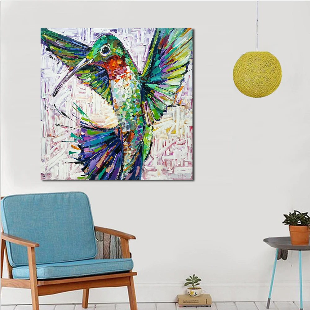 JQHYART Art Printing Pop Oil Painting Canvas Hummingbird Wall Art Wall Pictures for Living Room Bedroom Office No Frame
JQHYART Art Printing Pop Oil Painting Canvas Hummingbird Wall Art Wall Pictures for Living Room Bedroom Office No Frame