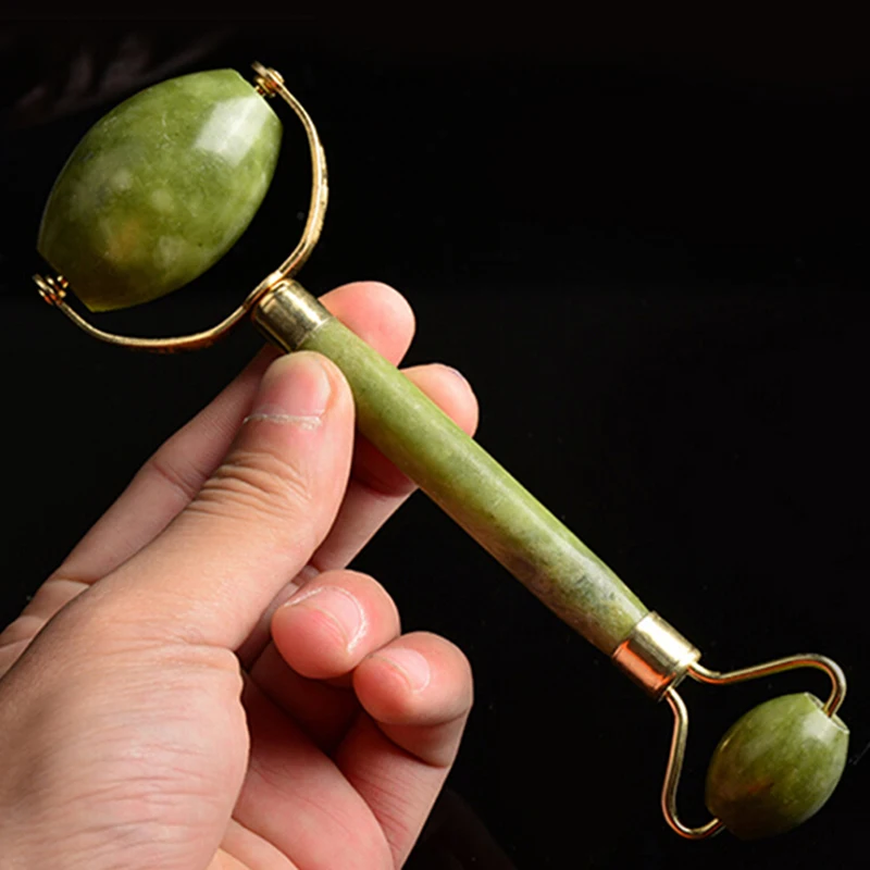 Природа инструмент для лица Темный нефрит камень ролик для массажа лица Уход за лицом практичное крем для лица против морщин и здоровый ухо... 
Природа инструмент для лица Темный нефрит камень ролик для массажа лица Уход за лицом практичное крем для лица против морщин и здоровый ухо...