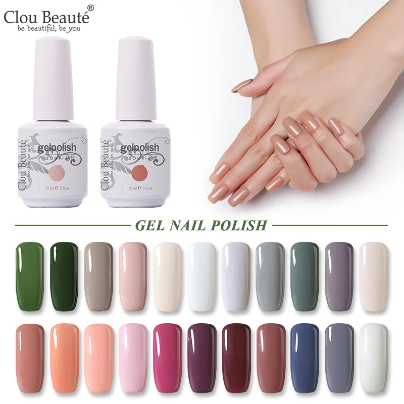Гель лак Clou Beaute для ногтей Полупостоянный Гибридный гвоздь с эмалью УФ