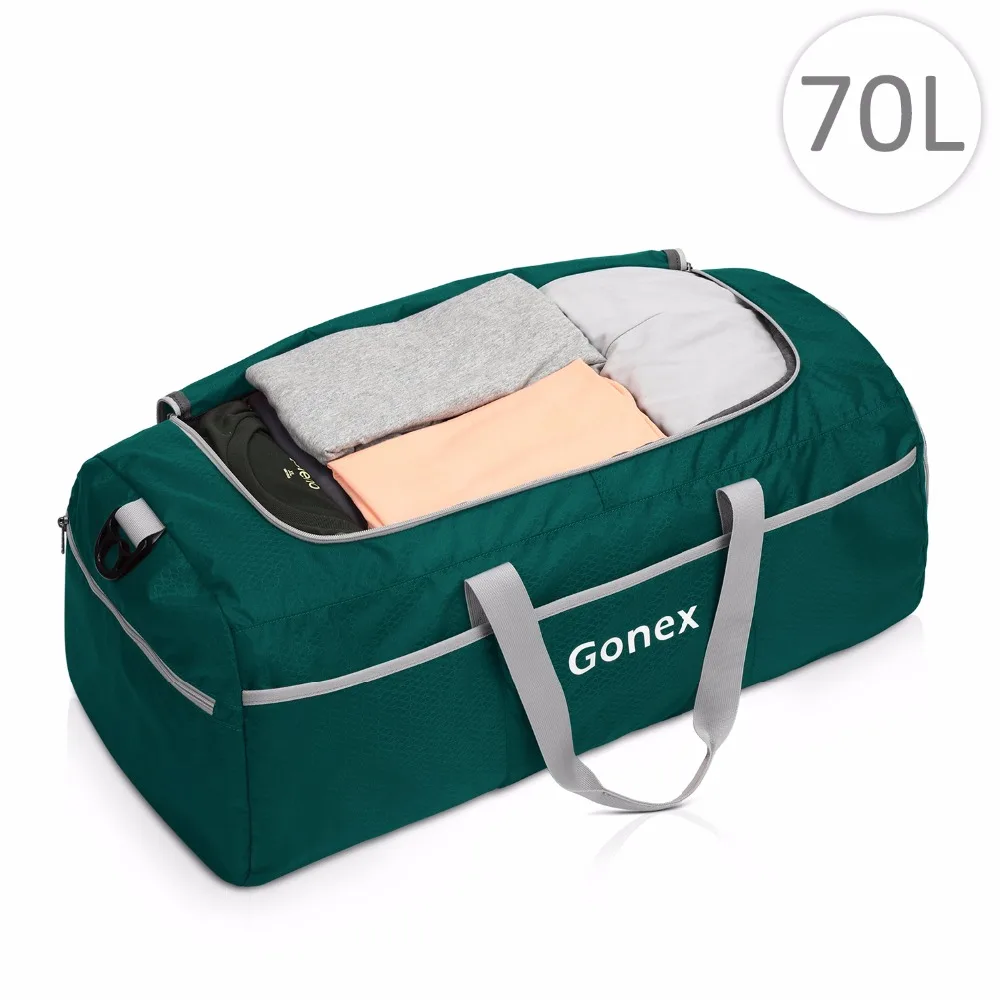 Gonex 70L Packable Travel Bag Lightweight Luggage Duffle Shoulder Handy Bag for Outdoor Student Camping Business Trip
Gonex 70L Packable Travel Bag Lightweight Luggage Duffle Shoulder Handy Bag for Outdoor Student Camping Business Trip