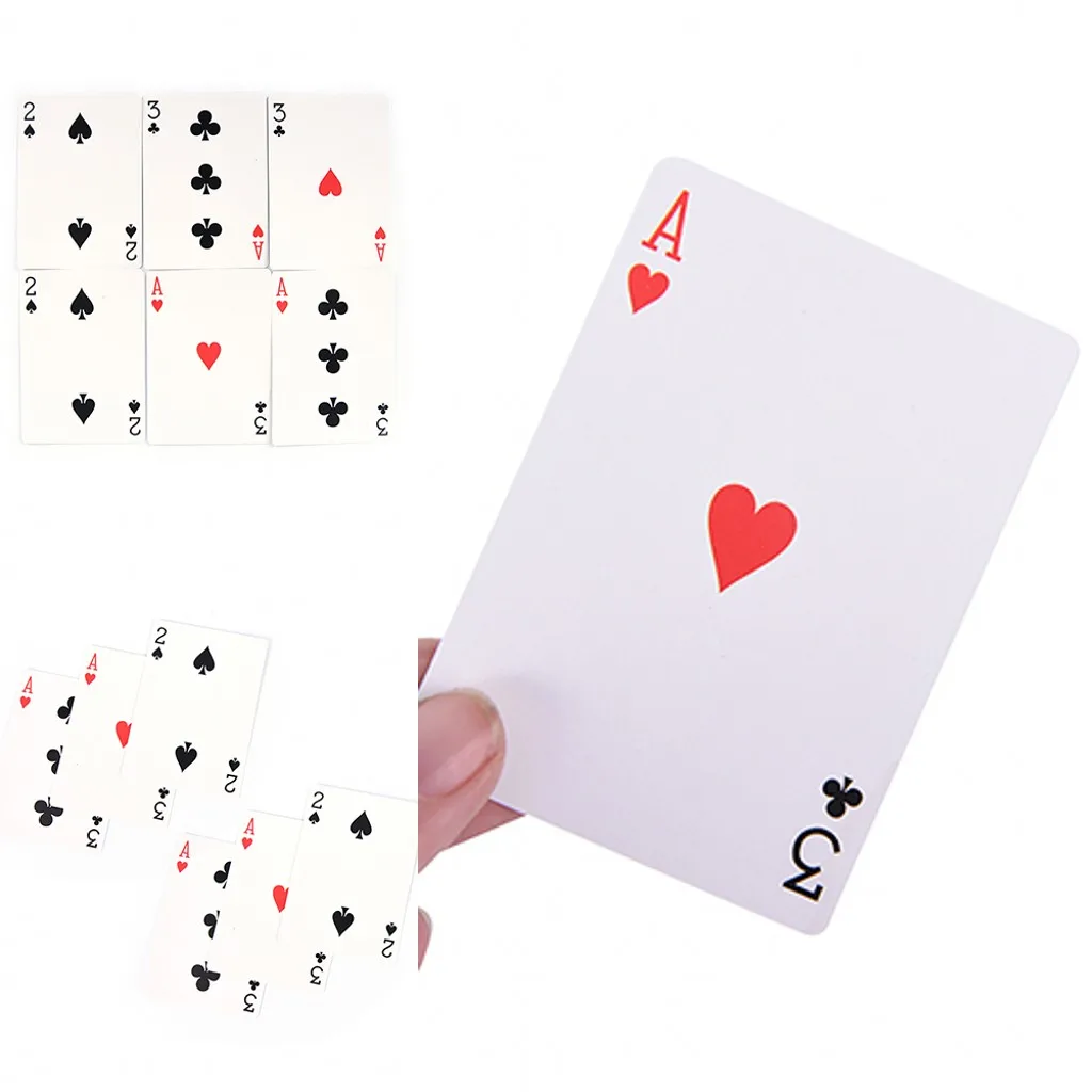 2019 New 2 Sets Magic 3 Three Family Funny Game Card Trick Card Easy Classic Magic Playing Cards
2019 New 2 Sets Magic 3 Three Family Funny Game Card Trick Card Easy Classic Magic Playing Cards