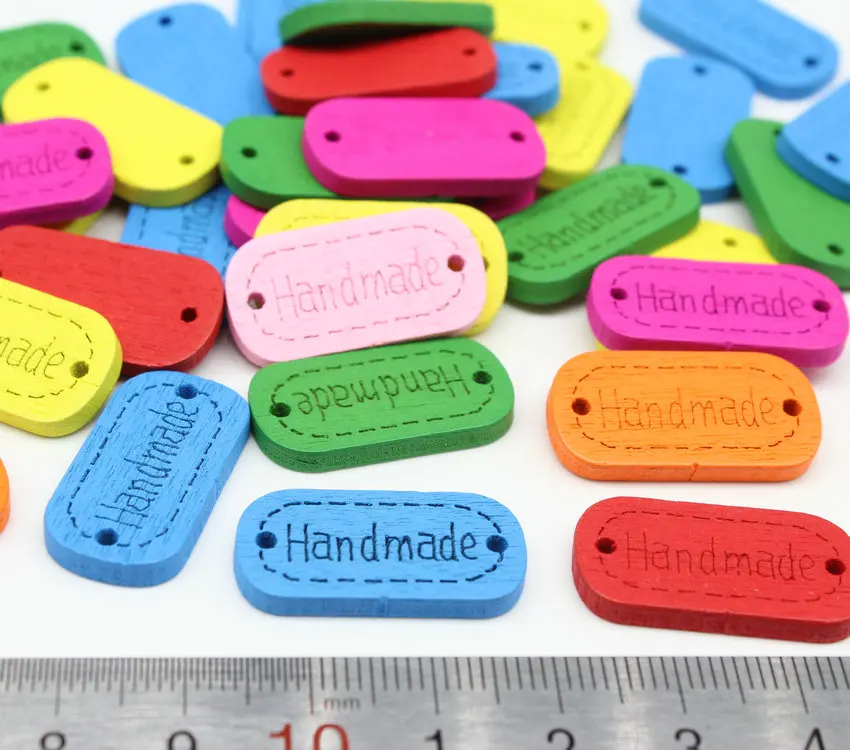 500pcs medium size Handmade labels wooden colorful 23mm sew on labels, glue on "Handmade" tag, dyed wood handmade tags
500pcs medium size Handmade labels wooden colorful 23mm sew on labels, glue on "Handmade" tag, dyed wood handmade tags
