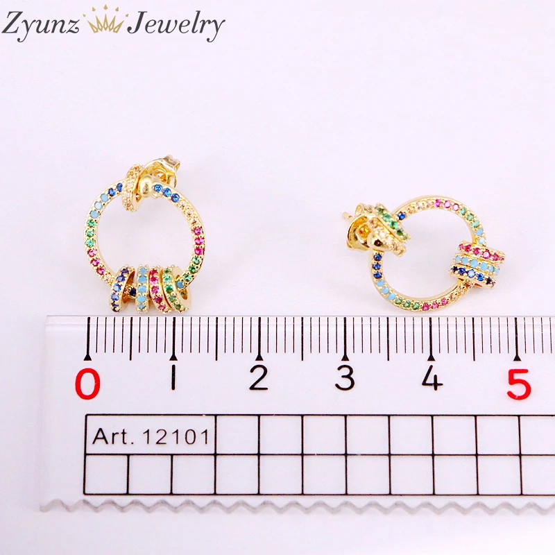 10Pairs, Fashion women geometric round circle micro pave cz studs floating bead delicate cz earring
10Pairs, Fashion women geometric round circle micro pave cz studs floating bead delicate cz earring