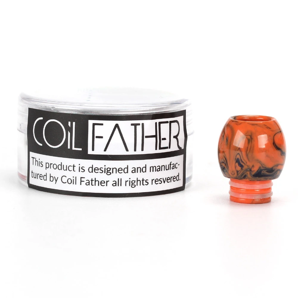 Coil Father 510 Round Curve Resin Wide Bore Drip Tip Epoxy Resin Driptips Accessory for 510 Atomizer Electronic Cigarette Tank
Coil Father 510 Round Curve Resin Wide Bore Drip Tip Epoxy Resin Driptips Accessory for 510 Atomizer Electronic Cigarette Tank