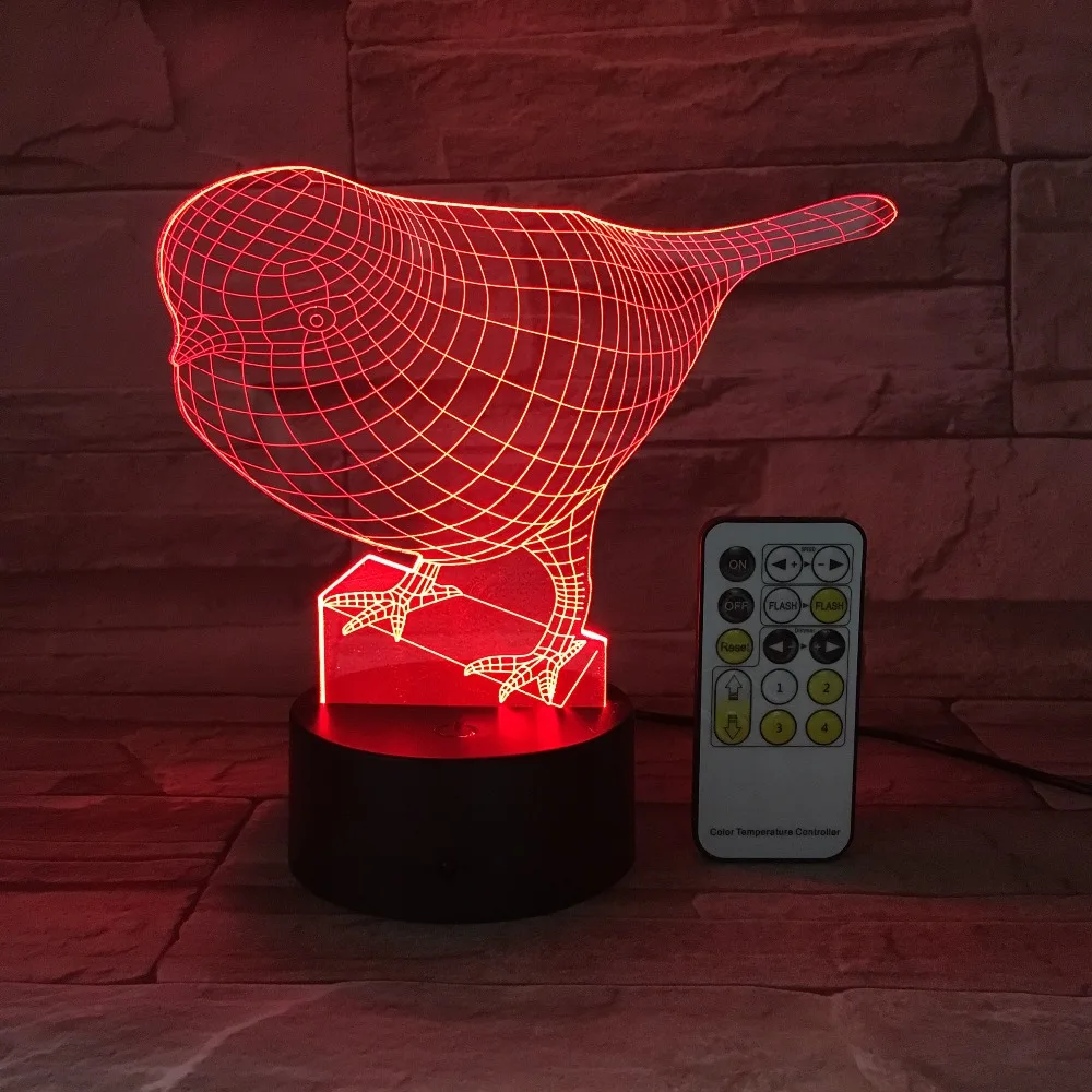 Ночсветильник с милой птицей, 3D USB сенсорный выключатель с дистанционным управлением, акриловая гравировка, 7 цветов, атмосферная Настольна...
Ночсветильник с милой птицей, 3D USB сенсорный выключатель с дистанционным управлением, акриловая гравировка, 7 цветов, атмосферная Настольна...