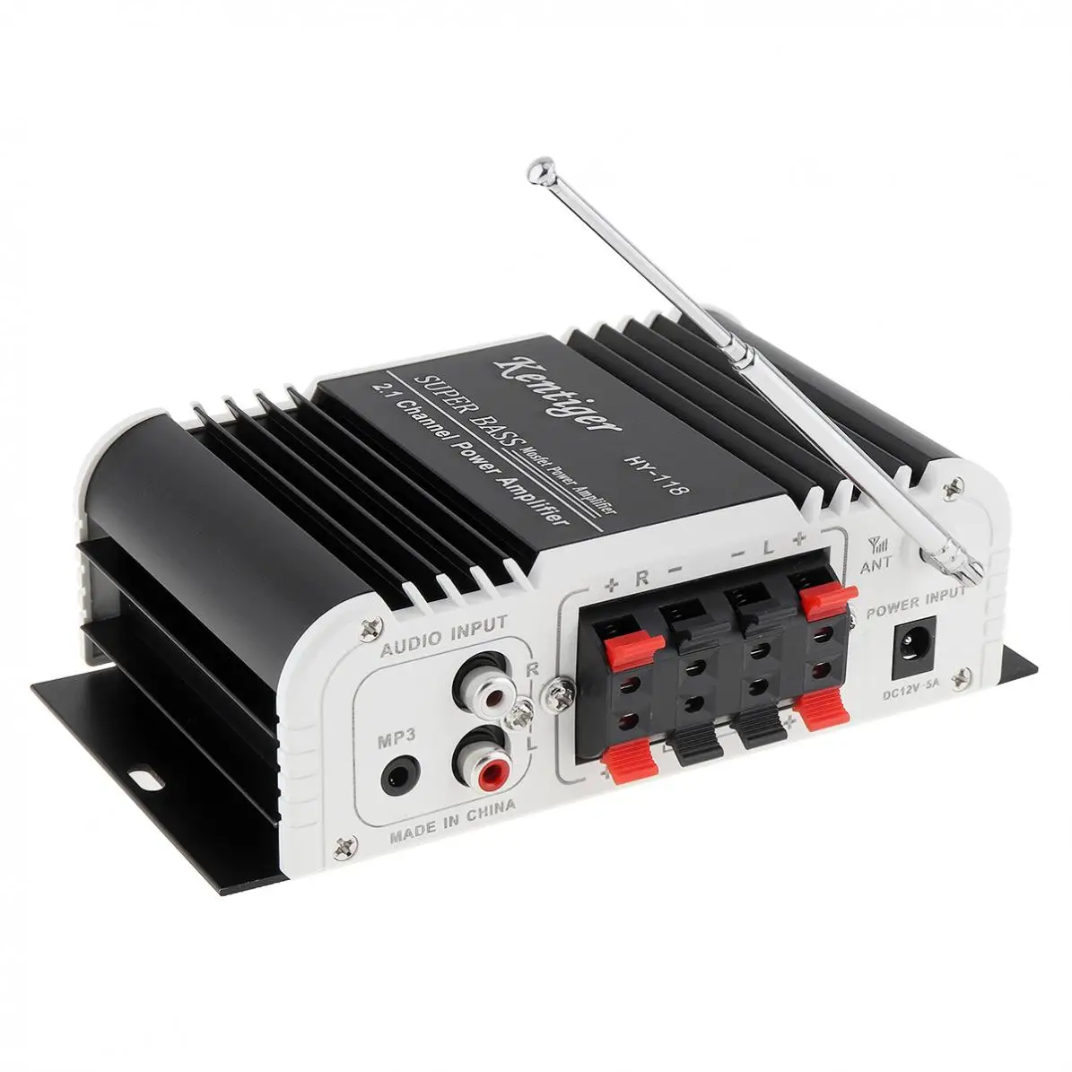 2.1CH Super Bass HI-FI Car Audio High Power Amplifiers FM Radio Player Support SD / USB / DVD / MP3 with Remote Controller
2.1CH Super Bass HI-FI Car Audio High Power Amplifiers FM Radio Player Support SD / USB / DVD / MP3 with Remote Controller