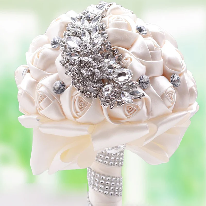100% New Handmade Silk Rose Arititicial Flowers Bride Hand Holding Flower Rhinestones Patchwork Bridal Bride Wedding Bouquet
100% New Handmade Silk Rose Arititicial Flowers Bride Hand Holding Flower Rhinestones Patchwork Bridal Bride Wedding Bouquet