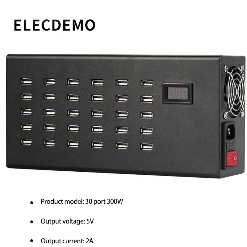 High Power 30 Ports USB Charger Multi Charger Mobile phone porous mobile game studio hanging machine tablet charger
High Power 30 Ports USB Charger Multi Charger Mobile phone porous mobile game studio hanging machine tablet charger