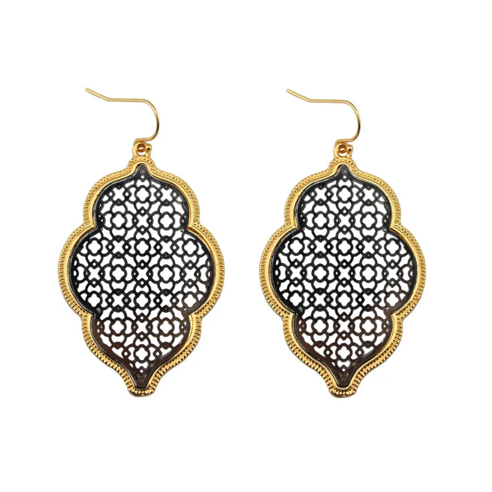 Two Tone Filigree Dangle Earrings for Women Boutique Statement Moroccan Earrings Fashion Jewelry
Two Tone Filigree Dangle Earrings for Women Boutique Statement Moroccan Earrings Fashion Jewelry