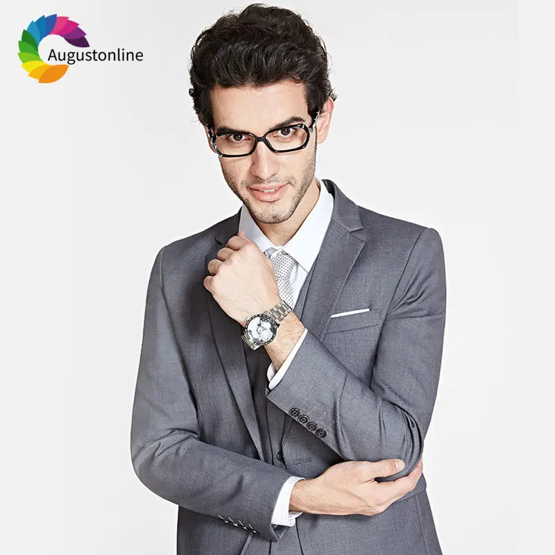 Custom Made Grey Men Suits Burgundy Wedding Suits for Men Slim Fit Groom Tuxedos 3Piece Groomsmen Blazer Jacket Terno Masculino
Custom Made Grey Men Suits Burgundy Wedding Suits for Men Slim Fit Groom Tuxedos 3Piece Groomsmen Blazer Jacket Terno Masculino