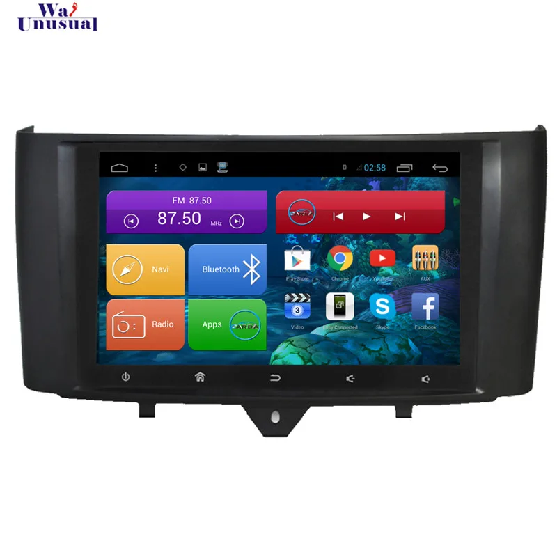 WANUSUAL 9Inch Android 6.0 Car Video Player for Benz Smart 2010 2011 2012 2013 2014 2015 With GPS BT Wifi Quad Core 16G 1024*600
WANUSUAL 9Inch Android 6.0 Car Video Player for Benz Smart 2010 2011 2012 2013 2014 2015 With GPS BT Wifi Quad Core 16G 1024*600