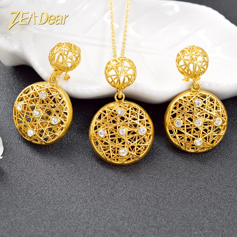 ZEA Dear Jewelry Round Jewelry Set For Women Earrings Pendant Necklace Cubic Zirconia Jewelry Set For Wedding Jewelry Findings
ZEA Dear Jewelry Round Jewelry Set For Women Earrings Pendant Necklace Cubic Zirconia Jewelry Set For Wedding Jewelry Findings