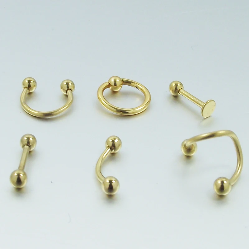 6pieces/set Surgical Stainless Steel Black Eyebrow Nose Lip Labret Ear Ring Tongue Cartilage Body Jewelry Kit
6pieces/set Surgical Stainless Steel Black Eyebrow Nose Lip Labret Ear Ring Tongue Cartilage Body Jewelry Kit