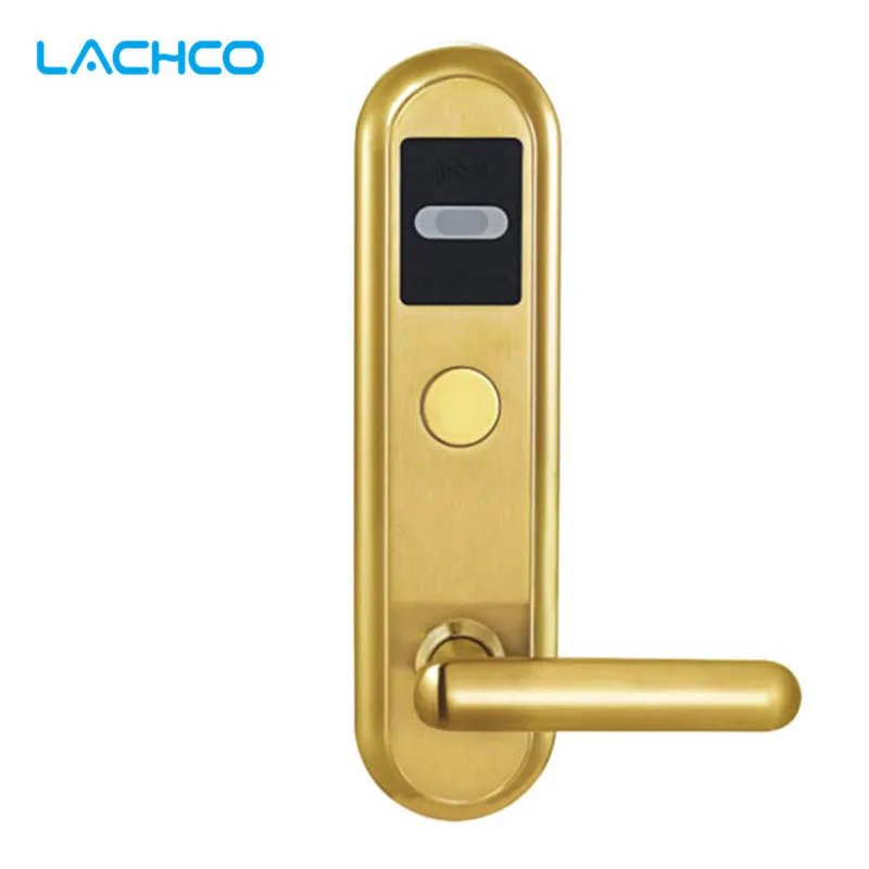 LACHCO интеллектуальный электронный дверной замок RFID карта с ключом для дома отеля квартира офис умный вход L16017SG
LACHCO интеллектуальный электронный дверной замок RFID карта с ключом для дома отеля квартира офис умный вход L16017SG