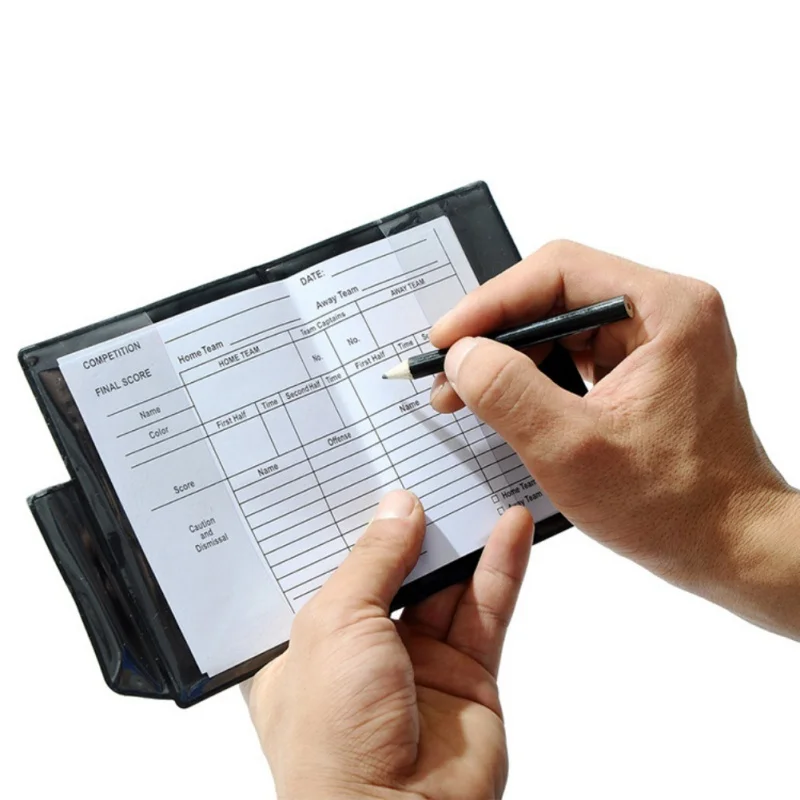 Economic Soccer Referee Red Yellow Card Pencil Sports Notebook Personalized Sport Match Soccer Sheet Set Note Notebook Set
Economic Soccer Referee Red Yellow Card Pencil Sports Notebook Personalized Sport Match Soccer Sheet Set Note Notebook Set