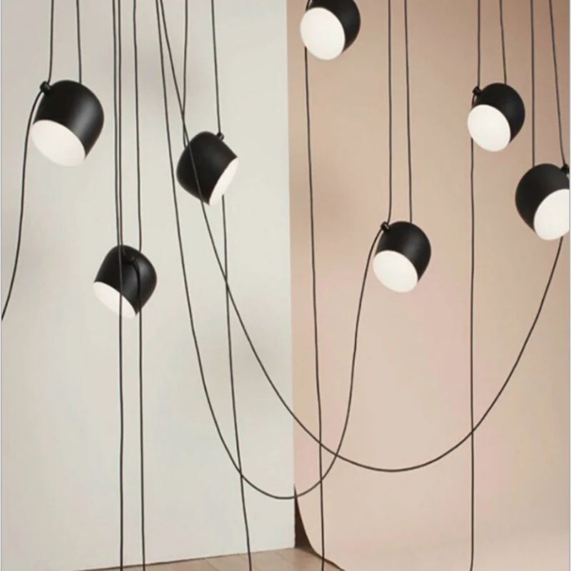 Black White Nordic Personality DIY Spider Pendant Lamp Drum Shade Pendant Light Adjustable Hanging Drum Light Fixture
Black White Nordic Personality DIY Spider Pendant Lamp Drum Shade Pendant Light Adjustable Hanging Drum Light Fixture