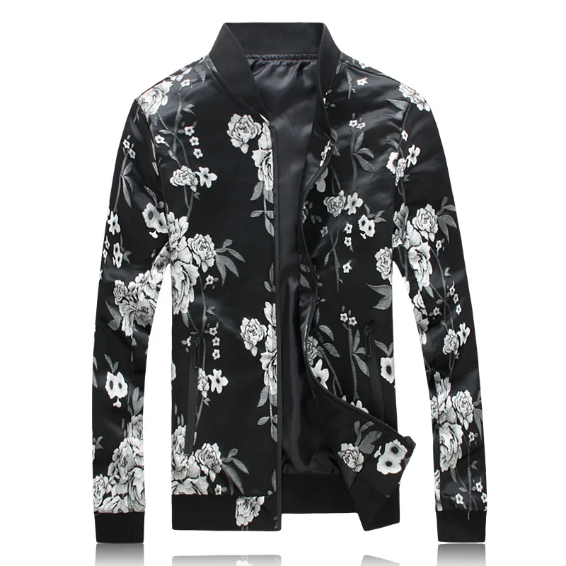 J18054 White flower pattern 3d printing fashion luxury jacket men Autumn 2018 New quality wash and wear mens jackets coats M-5XL
J18054 White flower pattern 3d printing fashion luxury jacket men Autumn 2018 New quality wash and wear mens jackets coats M-5XL
