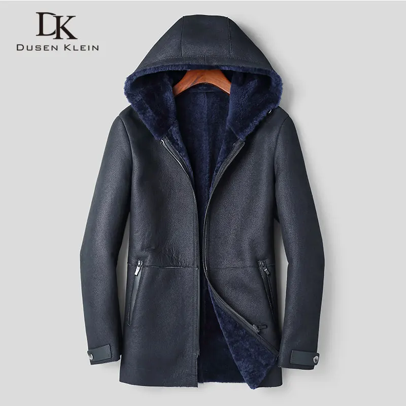 Men's Genuine Leather Jacket Sheepskin Winter Warm Wool Coat Black Shearling Outerwear 2018 New Brand Luxury Thick Fur e1625
Men's Genuine Leather Jacket Sheepskin Winter Warm Wool Coat Black Shearling Outerwear 2018 New Brand Luxury Thick Fur e1625