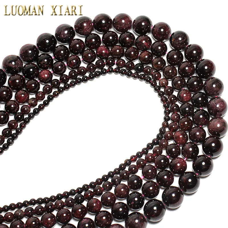 Fine AAA+ Natural Garnet Round Stone Beads For Jewelry Making DIY Bracelet Necklace Material 4/ 6/8/10/mm Strand 15''
Fine AAA+ Natural Garnet Round Stone Beads For Jewelry Making DIY Bracelet Necklace Material 4/ 6/8/10/mm Strand 15''