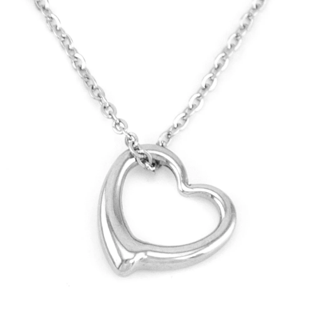 Initial Simple choker necklaces Sliver color Chain Necklace Stainless Steel Heart Charm Necklaces&Pendants For women gift 10pcs
Initial Simple choker necklaces Sliver color Chain Necklace Stainless Steel Heart Charm Necklaces&Pendants For women gift 10pcs