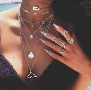 2021 New Bohemian Multi-Layer Pearl Shell Fish Tail Necklaces Beach Sea Pendants for Women Party Jewelry Valentine’s Day Gifts
2021 New Bohemian Multi-Layer Pearl Shell Fish Tail Necklaces Beach Sea Pendants for Women Party Jewelry Valentine’s Day Gifts