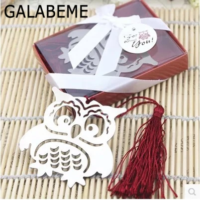 Galabeme 20PCS/lot cute Owl Bookmark With Tassels gift box wedding souvenir wedding favors and gifts wedding gifts for guests
Galabeme 20PCS/lot cute Owl Bookmark With Tassels gift box wedding souvenir wedding favors and gifts wedding gifts for guests