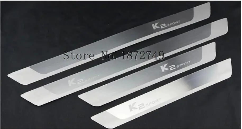 For Kia Rio K2 2010--2014 304 Stainless steel slim door sill/scuff plate Chrome Styling
For Kia Rio K2 2010--2014 304 Stainless steel slim door sill/scuff plate Chrome Styling