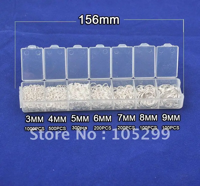 Wholesale Lot 2400pcs 3-4-5-6-7-8-9mm 925 Sterling Silver Components 925 Sterling Silver Jewelry Accessories Jump Rings
Wholesale Lot 2400pcs 3-4-5-6-7-8-9mm 925 Sterling Silver Components 925 Sterling Silver Jewelry Accessories Jump Rings