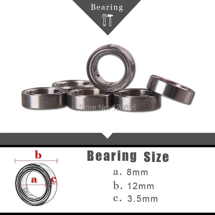 free shipping brand new 10PCS 8x12x3.5mm metal Sealed Miniature Mini bearing for RC Car helicopter Remote control toy part
free shipping brand new 10PCS 8x12x3.5mm metal Sealed Miniature Mini bearing for RC Car helicopter Remote control toy part