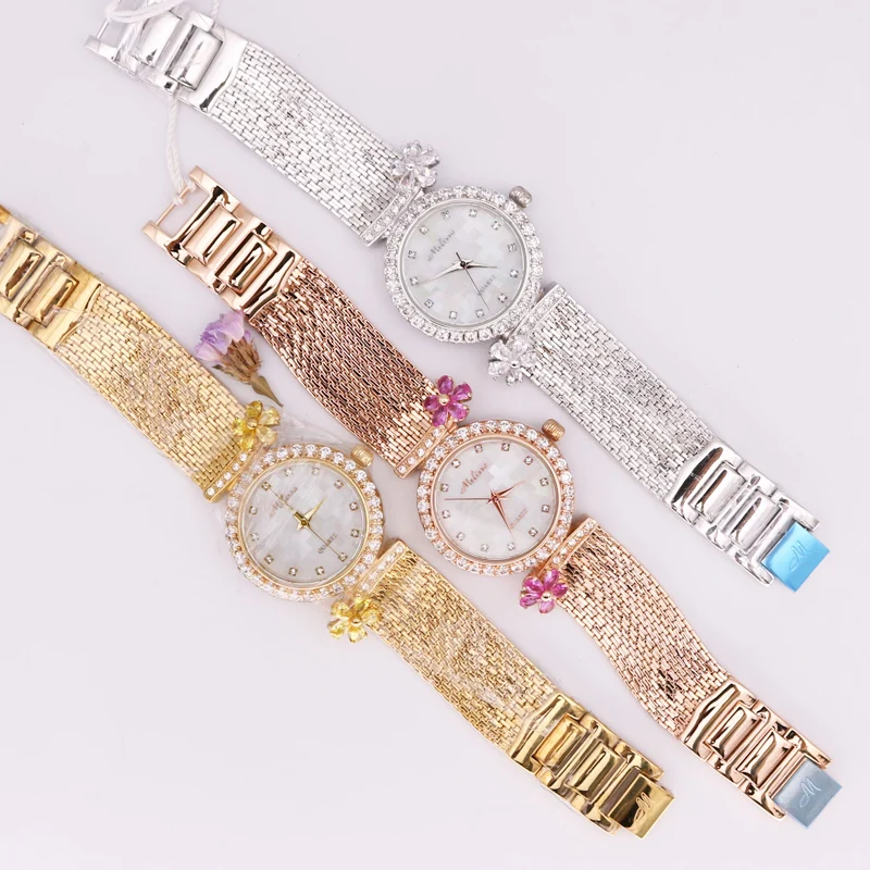 Top Melissa Lady Women's Watch Japan Quartz Fashion Tassel Bracelet Rhinestone Luxury Crystal Flower Girl's Birthday Gift Box
Top Melissa Lady Women's Watch Japan Quartz Fashion Tassel Bracelet Rhinestone Luxury Crystal Flower Girl's Birthday Gift Box