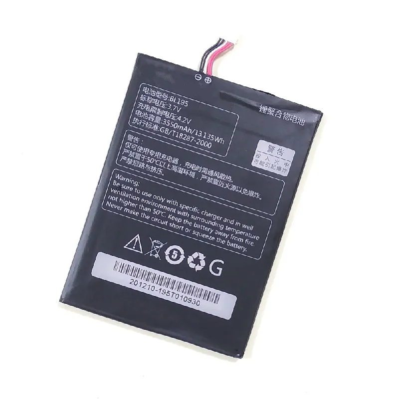Westrock New 3550mAh BL195 L12T1P31 Battery for Lenovo A2107 A2207 L12T1P31 Cell Phone
Westrock New 3550mAh BL195 L12T1P31 Battery for Lenovo A2107 A2207 L12T1P31 Cell Phone
