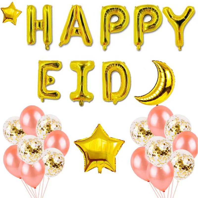 17 шт./компл. EID MUBARAK золотые буквы воздушные шары украшения на Рамадан air конфетти для мусульманской вечеринки EID
17 шт./компл. EID MUBARAK золотые буквы воздушные шары украшения на Рамадан air конфетти для мусульманской вечеринки EID