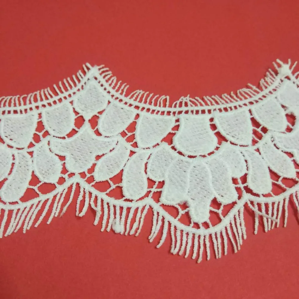 Embroidered Lace Hight quality Black fabric Lace Sewing material Milksilk White Embroidery Lace Eyelash 14yards
Embroidered Lace Hight quality Black fabric Lace Sewing material Milksilk White Embroidery Lace Eyelash 14yards