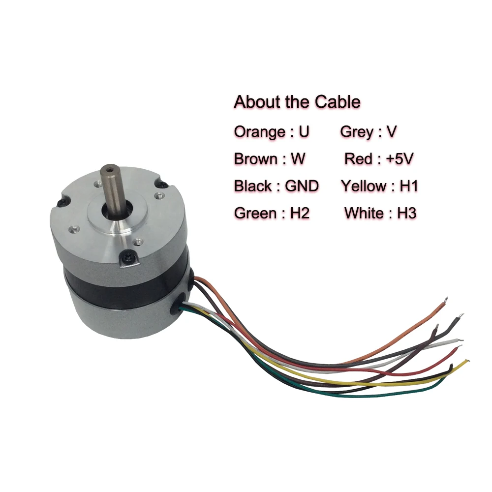 Diameter 57mm 24 Volt Mini DC Electric Motor High Quality BLDC 3000rpm 5000rpm High Torque Brushless Small DC Motor 4 Type
Diameter 57mm 24 Volt Mini DC Electric Motor High Quality BLDC 3000rpm 5000rpm High Torque Brushless Small DC Motor 4 Type