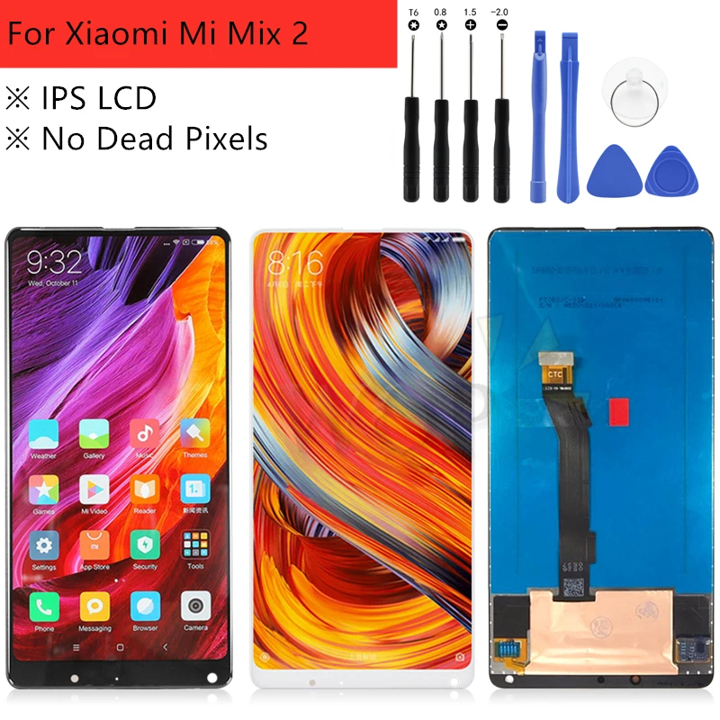 ЖК-дисплей IPS 5,99 дюйма для Xiaomi Mi Mix 2, ЖК-дисплей с сенсорным экраном и дигитайзером в сборе, сменный ЖК-дисплей с рамкой, запасные части
ЖК-дисплей IPS 5,99 дюйма для Xiaomi Mi Mix 2, ЖК-дисплей с сенсорным экраном и дигитайзером в сборе, сменный ЖК-дисплей с рамкой, запасные части