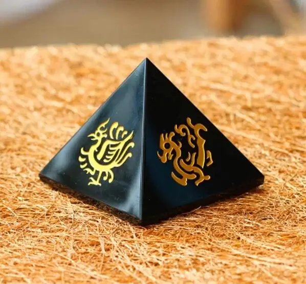 Natural obsidian crystal quartz pyramid stone lucky feng shui crystal Healing energy stone decoration approx 50mm
Natural obsidian crystal quartz pyramid stone lucky feng shui crystal Healing energy stone decoration approx 50mm