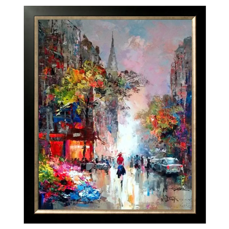 Needlework DIY DMC 14CT unprinted Cross stitch kits For Embroidery Landscape Downtown Home Decor
Needlework DIY DMC 14CT unprinted Cross stitch kits For Embroidery Landscape Downtown Home Decor