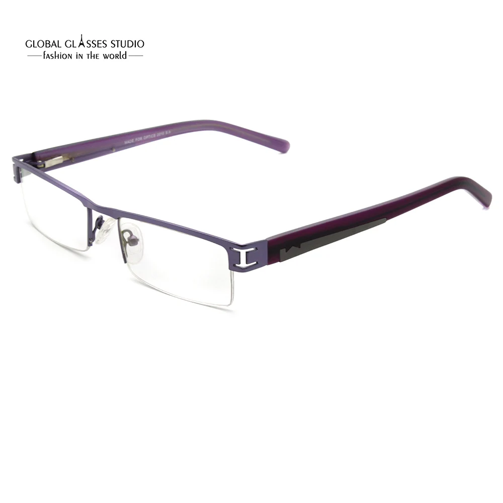 Eyeglasses Rectangle Lens Half Rim Small Size Metal Optical glasses Girl Purple Color Frame Hollow Horn Flexible Hinge LXS1011
Eyeglasses Rectangle Lens Half Rim Small Size Metal Optical glasses Girl Purple Color Frame Hollow Horn Flexible Hinge LXS1011