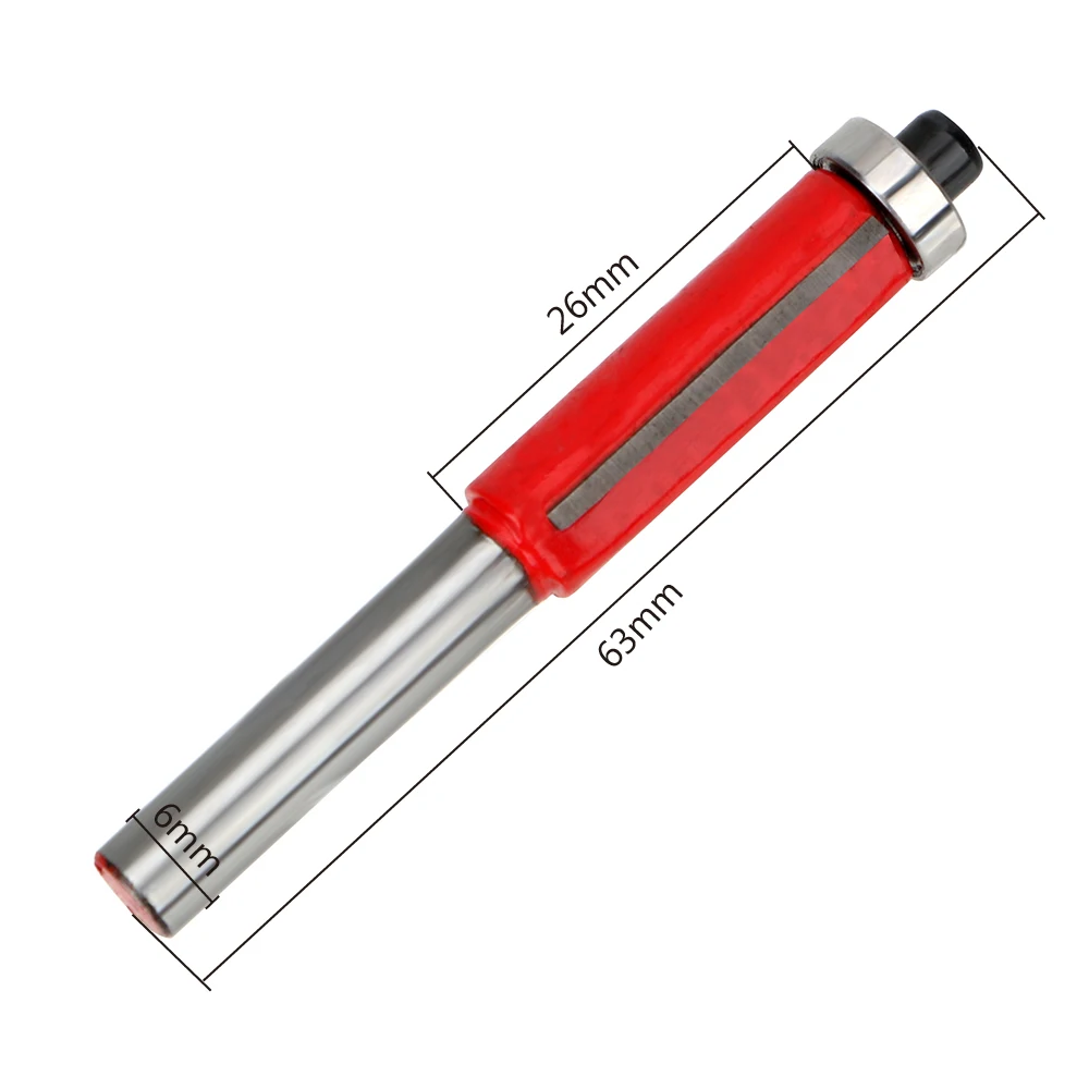 DIYWORK 3/8' blade diameter Bit Hand Tools Woodworking Trimming Cutter Head 1/4' End Wood Edge Milling Cutter Bearing Cutter
DIYWORK 3/8' blade diameter Bit Hand Tools Woodworking Trimming Cutter Head 1/4' End Wood Edge Milling Cutter Bearing Cutter