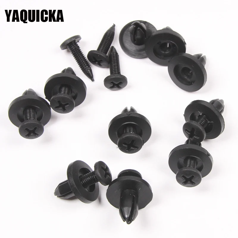 YAQUICKA 30Pcs 6mm Hole Auto Car Door Trim Panel Bumper Plastic Rivet Cover Clip Fastener Black
YAQUICKA 30Pcs 6mm Hole Auto Car Door Trim Panel Bumper Plastic Rivet Cover Clip Fastener Black