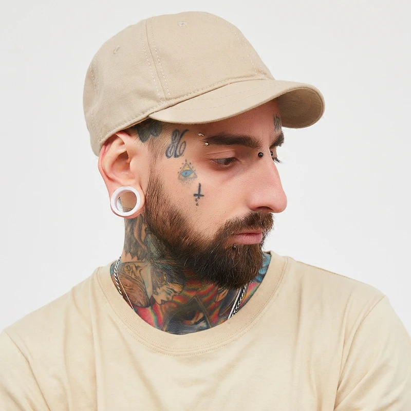 Дизайнерская винтажная Бейсболка Snapback хлопковая короткая Кепка с козырьком для