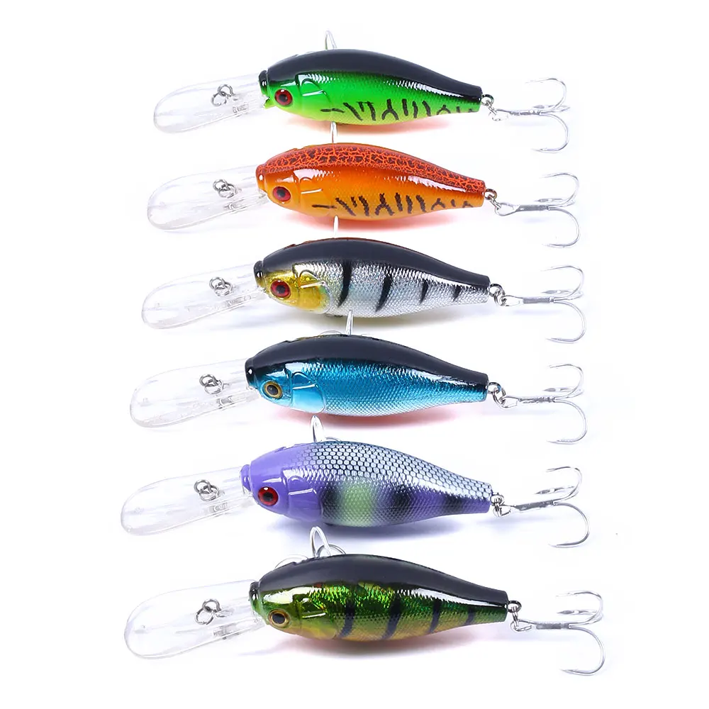 ThunderShower 1pcs Minnow Fishing Lures Mixed color Size Hard Bass Baits 3D Eyes Artificial
ThunderShower 1pcs Minnow Fishing Lures Mixed color Size Hard Bass Baits 3D Eyes Artificial