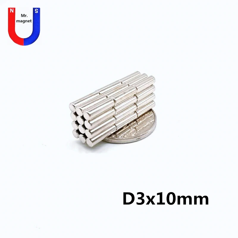 100pcs 3x10 mm Bulk Neodymium Fridge Warhammer Craft Magnets Dia 3mm x 10mm N35 Super Strong NdFeB Bar Cylinder Rod 3*10 mm
100pcs 3x10 mm Bulk Neodymium Fridge Warhammer Craft Magnets Dia 3mm x 10mm N35 Super Strong NdFeB Bar Cylinder Rod 3*10 mm