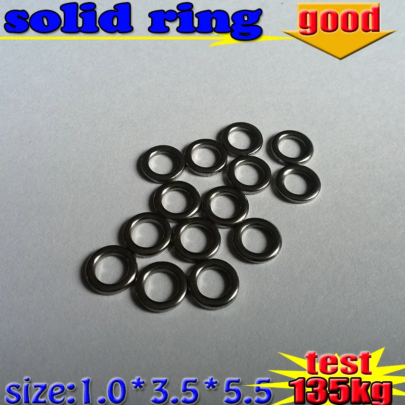 2016fishing lure accessories solid rings size:wire1.0mm outder diameter5.5mm QTY:40pcs/lot | Спорт и развлечения