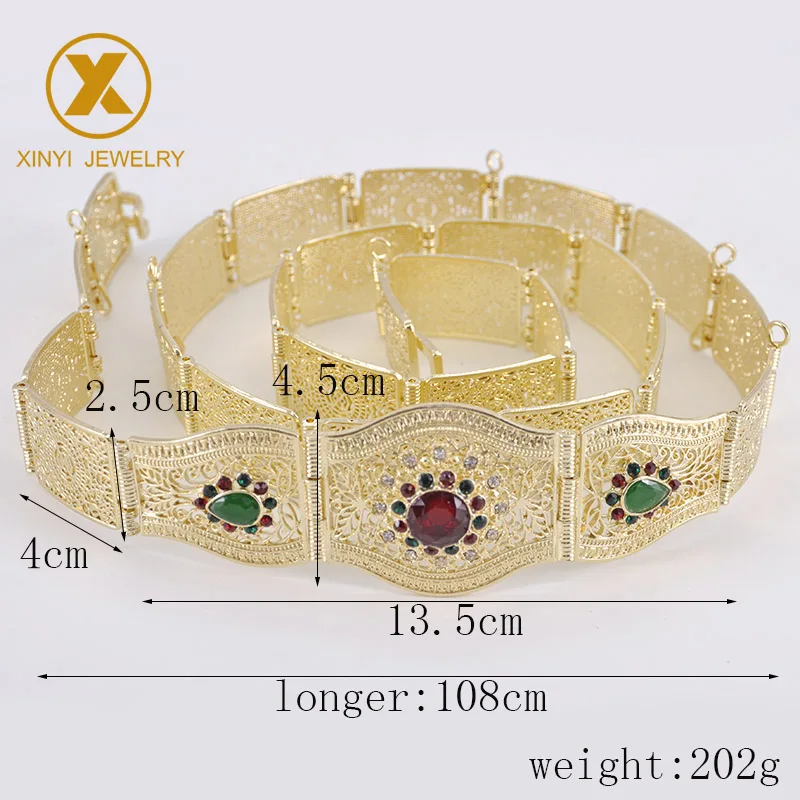 Morocco's national metal waist chain with silver rhinestone crystals for the Bijoux European women's day belt
Morocco's national metal waist chain with silver rhinestone crystals for the Bijoux European women's day belt
