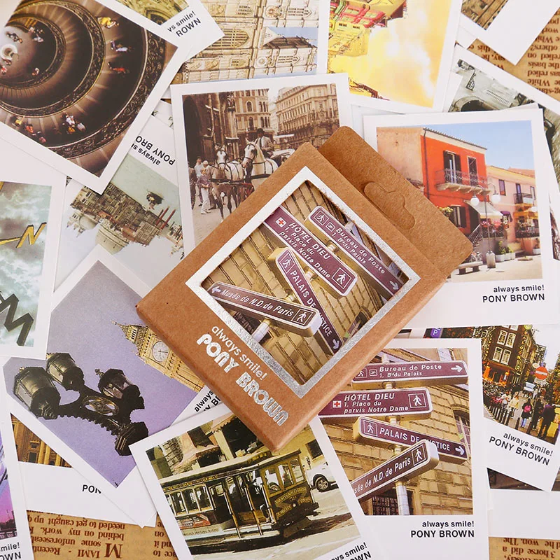 40 pcs/lot retro lomo europe vista mini message cards thank you card festival greeting postcard kids gift
40 pcs/lot retro lomo europe vista mini message cards thank you card festival greeting postcard kids gift