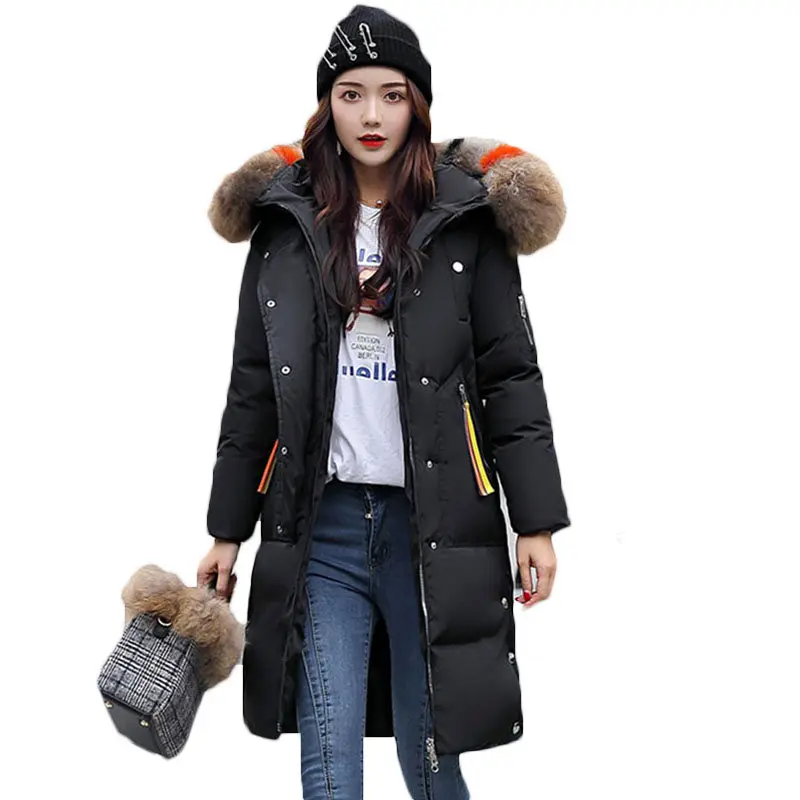 Fashion Outerwears 2019 Winter Women Long Warm Parka Female Down Cotton Jacket Hooded Fur Collar Thicken Coat Femme Casaco LQ271
Fashion Outerwears 2019 Winter Women Long Warm Parka Female Down Cotton Jacket Hooded Fur Collar Thicken Coat Femme Casaco LQ271
